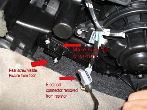 Tacoma Blower Motor Resistor Connector Wiring Diagram Blower Resistor Motor Wiring Heater Going ...