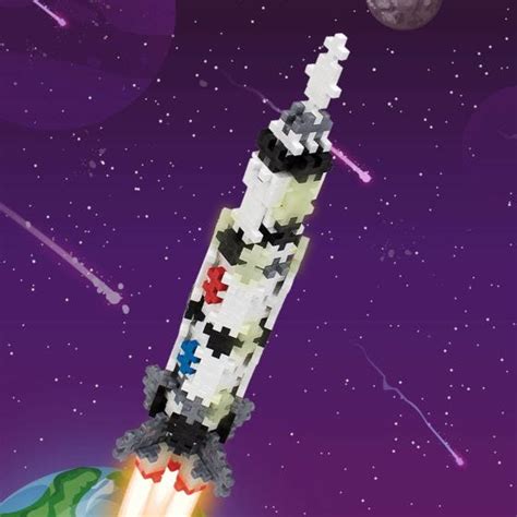 Saturn V Rocket Puzzle Model