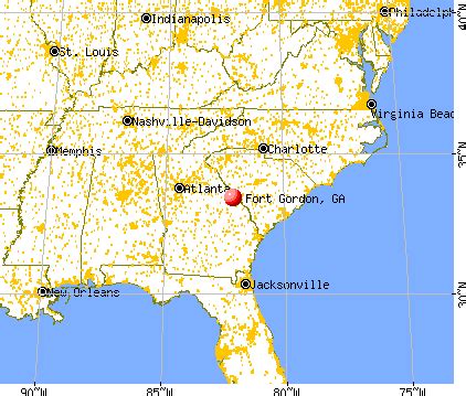 Fort Gordon, Georgia (GA 30905) profile: population, maps, real estate, averages, homes ...