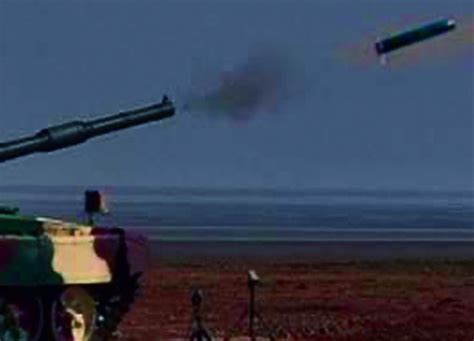 Laser Guided Anti Tank Missile ATGM Test-fired from Arjun - India Whispers