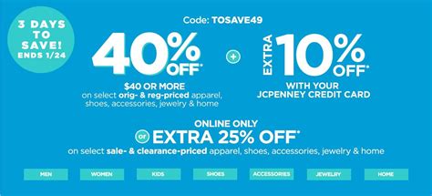 JCPenney coupons: 40% off reg. price purchase or 25% off sale purchase ...