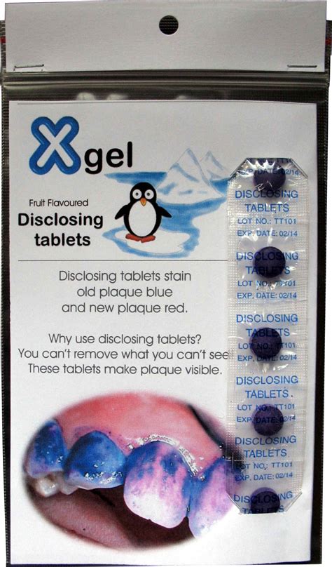 Disclosing tablets