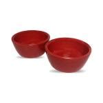 Buy Ceramic Dining Red Dip Bowls (Pack Of 2) l Dinning l Table Ware l ...