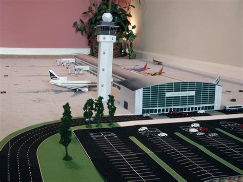 Paper Model Airport Terminal : 1:200 Model Airport Single Runway #1 | Airport Diorama Designs ...