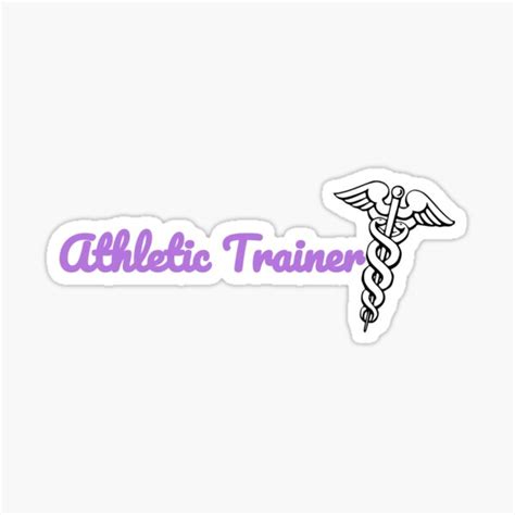 "Athletic Trainer" Sticker for Sale by ATprobs | Redbubble