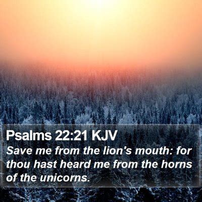 Psalms 22 Scripture Images - Psalms Chapter 22 KJV Bible Verse Pictures