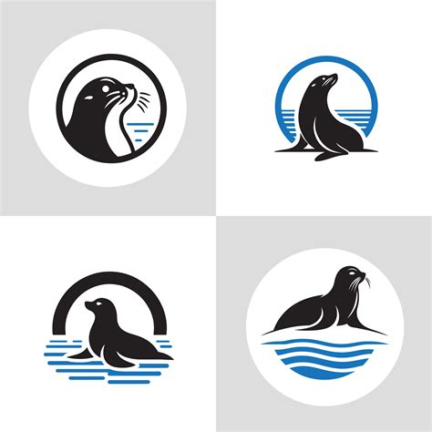 Seal isolated template 49286867 Vector Art at Vecteezy