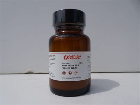 Silver Nitrate Crystal / Powder ACS Reagent, ≥99.0% - Carolina Chemical