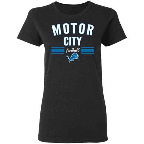 Motor City Football Shirt - Allbluetees - Online T-Shirt Store ...