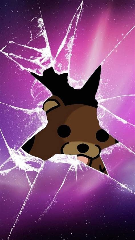 Pedobear | Broken screen wallpaper, Cool wallpapers girly, Screen wallpaper