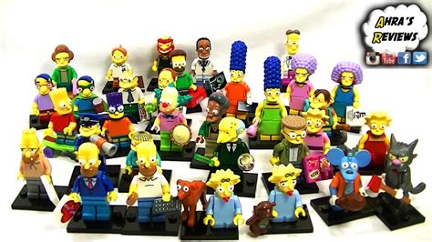 Lego Simpsons Minifigures Series 2 Complete Collection - YouTube