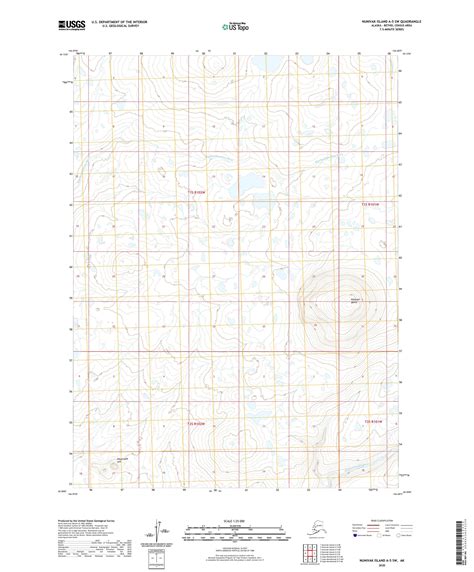 Nunivak Island A-5 SW Alaska US Topo Map – MyTopo Map Store