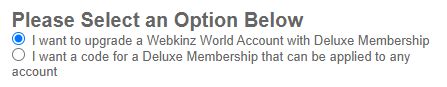 Deluxe Membership FAQs : r/Webkinz