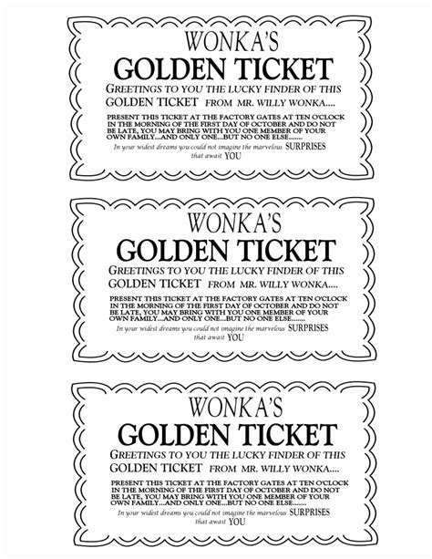 Willy Wonka Golden Ticket Invitation – Collegio Sanlorenzo Template