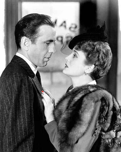 Humphrey Bogart as Sam Spade with Mary Astor The Maltese Falcon ...