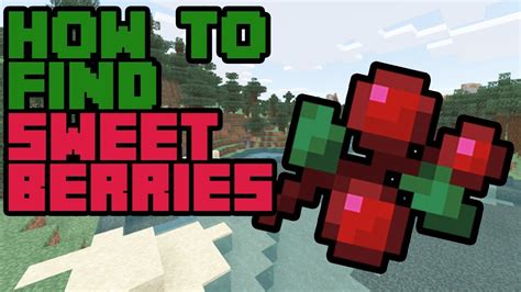 Minecraft Sweet Berries : Berries, or sweet berries, are a new food source added to the latest ...