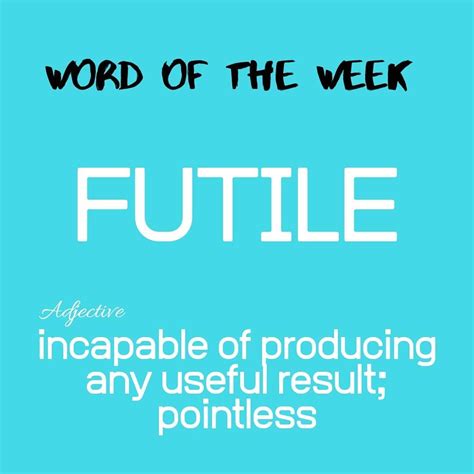 Futile Meaning