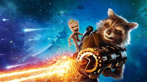 Guardians Of The Galaxy Rocket And Groot Wallpaper