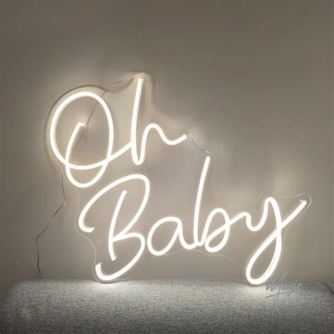 Oh Baby Neon Sign Neon Sign Bedroom Bar Home Party Wall Decor - Etsy UK