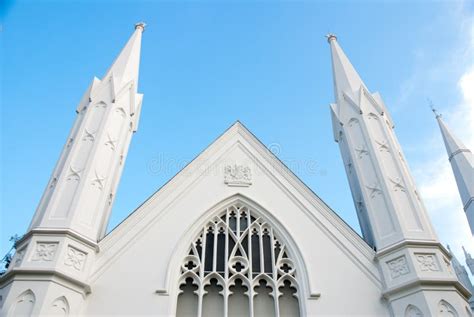 White church stock photo. Image of tower, summer, architecture - 8264552