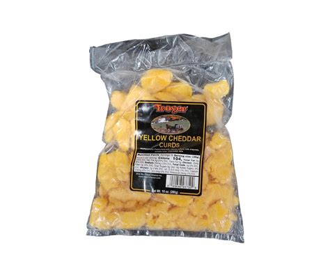 Yellow Cheddar Cheese Curds (10oz) - Troyer Market