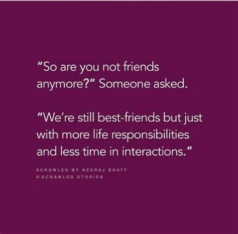 We're still best friends with less time for interactions | Friends ...