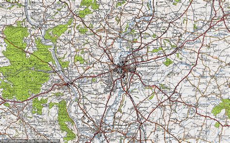 Historic Ordnance Survey Map of Kidderminster, 1947