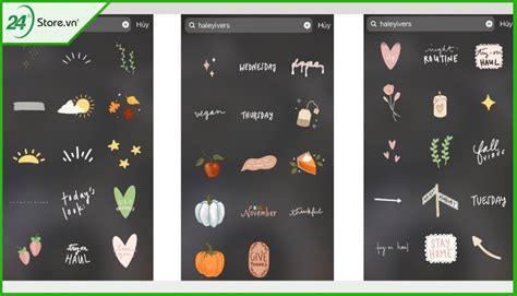 Tổng hợp những sticker hot trên Instagram HÚT VIEW cho story - Xây Dựng ...