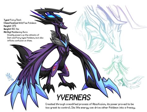 Pokefusions - Yverneas by spookydoom | Pokemon fusion art, Pokemon ...