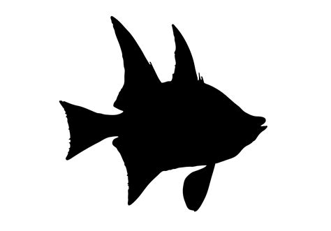 Fish Silhouette Clipart Free Stock Photo - Public Domain Pictures