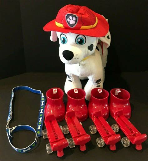 Build a Bear Paw Patrol MARSHALL Dalmatian w/ Hat Pack Boots Skates ...