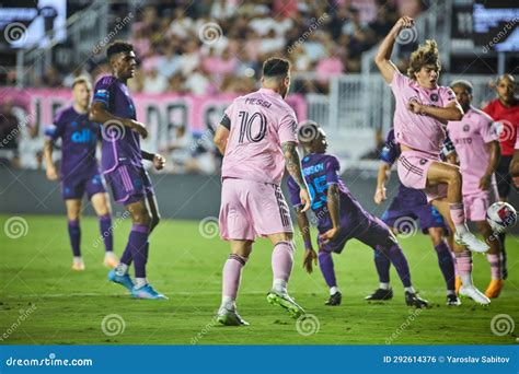 Charlotte FC Vs. Inter Miami CF at DRV Pink Stadium in Florida, USA Editorial Photo - Image of ...