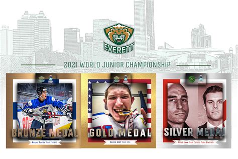 Tips Taking Medals at World Juniors - Everett Silvertips