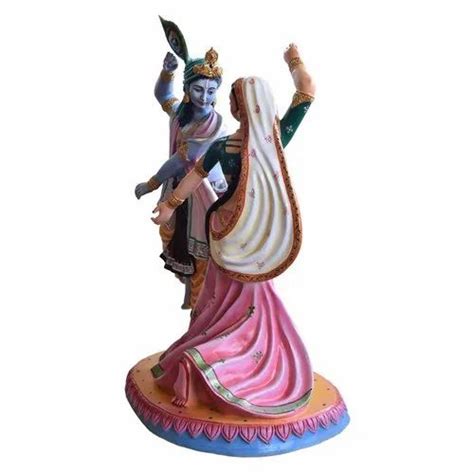 Multicolor Fiber Radha Krishna Dancing Statue at Rs 29999 in Bhilai ...