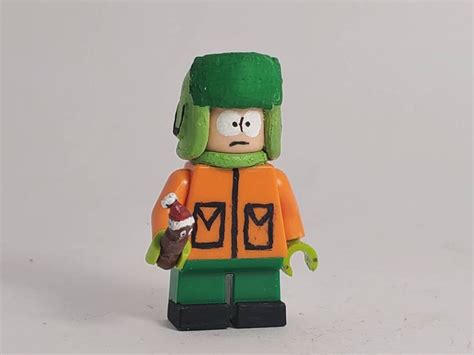 Kyle Broflovski South Park Minifigure artist Rendition - Etsy UK