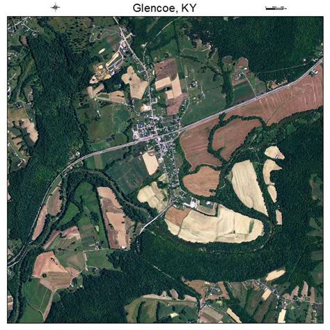 Aerial Photography Map of Glencoe, KY Kentucky