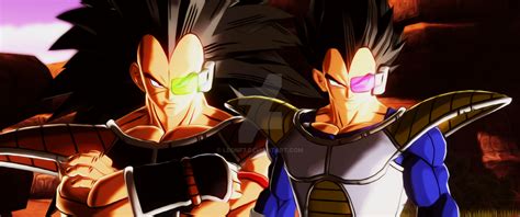 Raditz VS. Vegeta by LeonF7 on DeviantArt