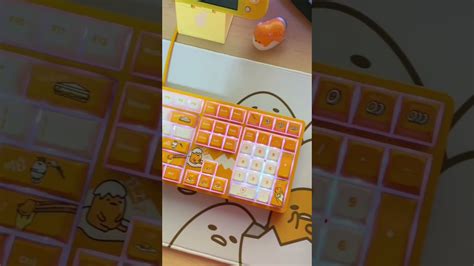 Akko x Gudetama Mechanical Keyboard Unboxing and PC Theme Setup - YouTube