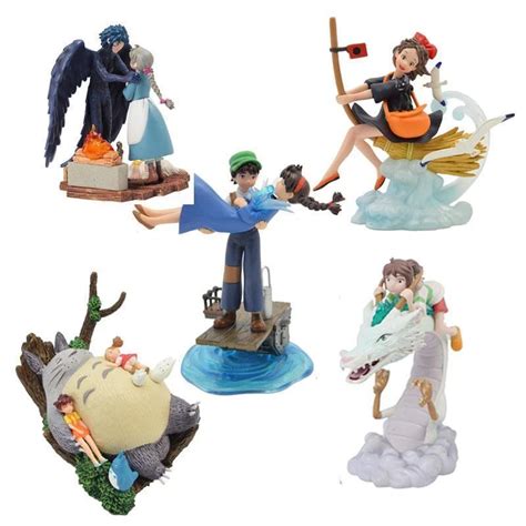 Studio Ghibli Figures 5pcs/lot 7.5-10.5CM - Studio Ghibli Figure Toys ...