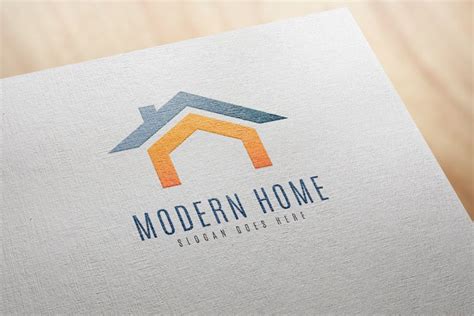 Modern Home Logo (95681) | Logos | Design Bundles