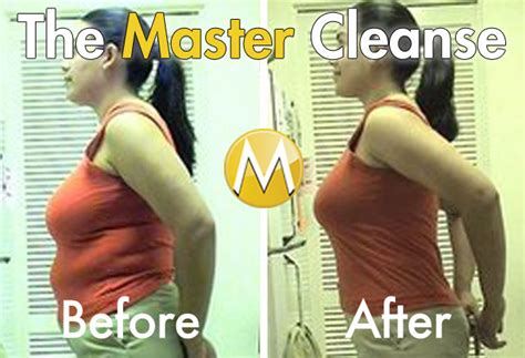 Master Cleanse Before and After