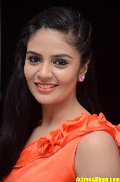 Anchor Srimukhi Photoshoot Stills In Orange Dress (3) - Actress Album