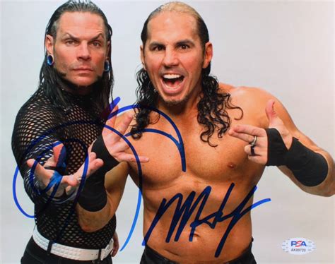 Jeff Hardy & Matt Hardy Signed WWE 8x10 Photo (PSA) | Pristine Auction