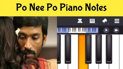 Po Nee Po Piano Notes | Tamil Songs Piano Notes - YouTube