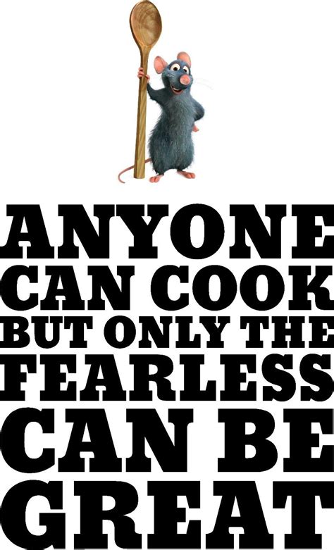 Ratatouille Disney Anyone can cook kitchen wall art vinyl sticker quote | eBay