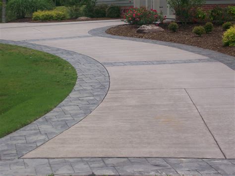 stamped concrete driveway | New home updates | Pinterest