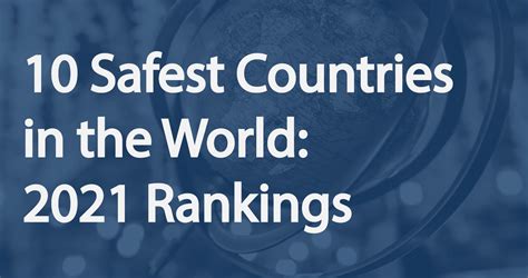 10 Safest Countries in the World: 2021 Rankings