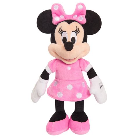 Minnie Mouse Bean Plush, Minnie in Pink Dress, Ages 2+ - Walmart.com - Walmart.com