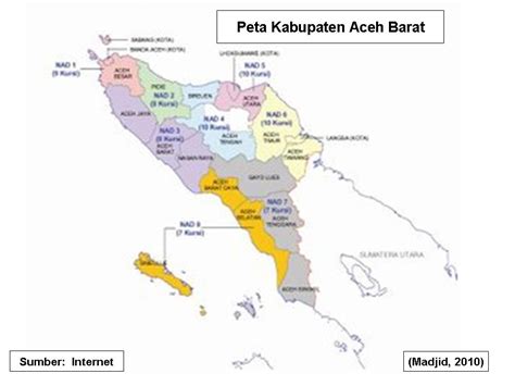 Dasar Dasar Ilmu Tanah: Peta Kabupaten Aceh Barat