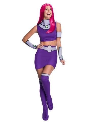 Teen Titan Starfire Halloween Costume for Women